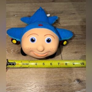 Vintage Stuffed 2000 Kidpower Jay Jay The Jet Plane 9” Plush Vinyl Face